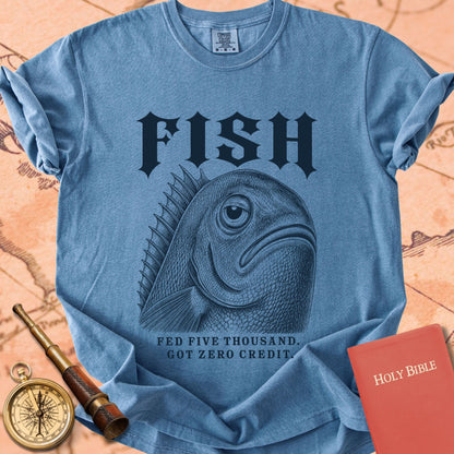 Fish. Fed Five Thousand. Premium T-shirt
