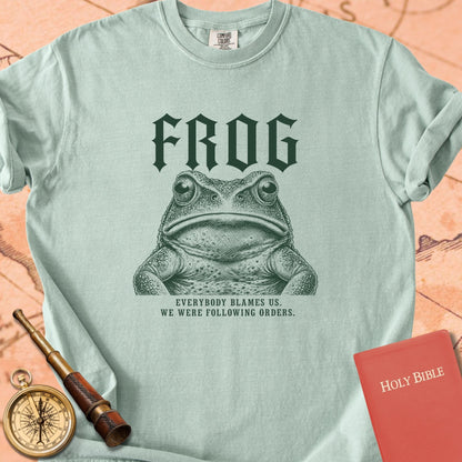 Frog. Following Orders. Premium T-shirt