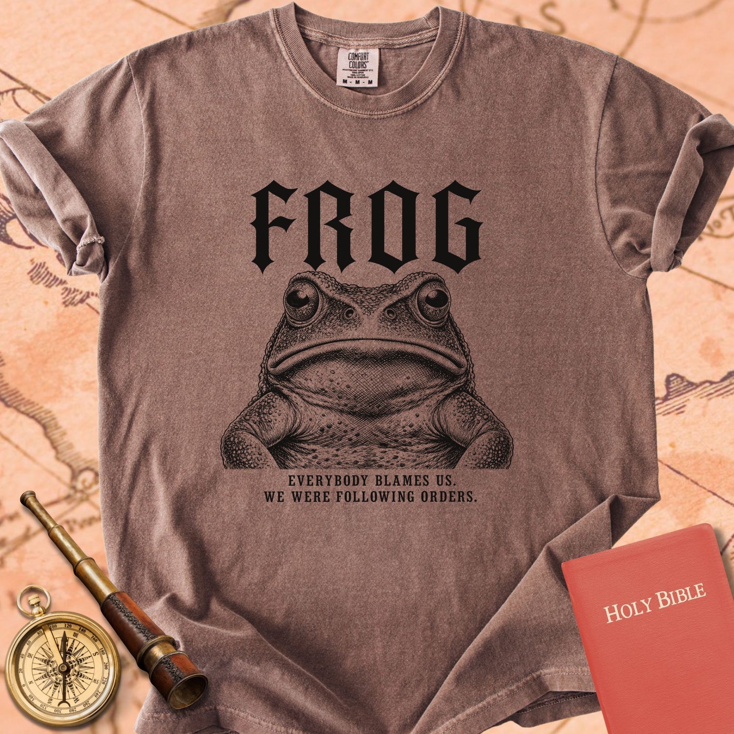 Frog. Following Orders. Premium T-shirt