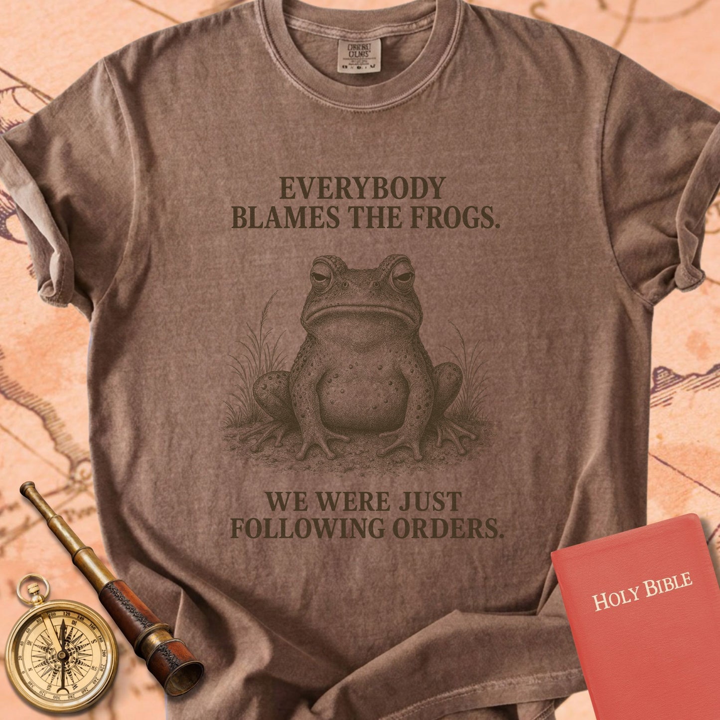 Everybody Blames the Frogs (We Were Just Following Orders) Premium T-shirt