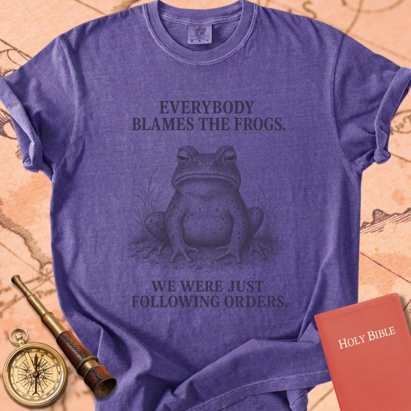 Everybody Blames the Frogs (We Were Just Following Orders) Premium T-shirt
