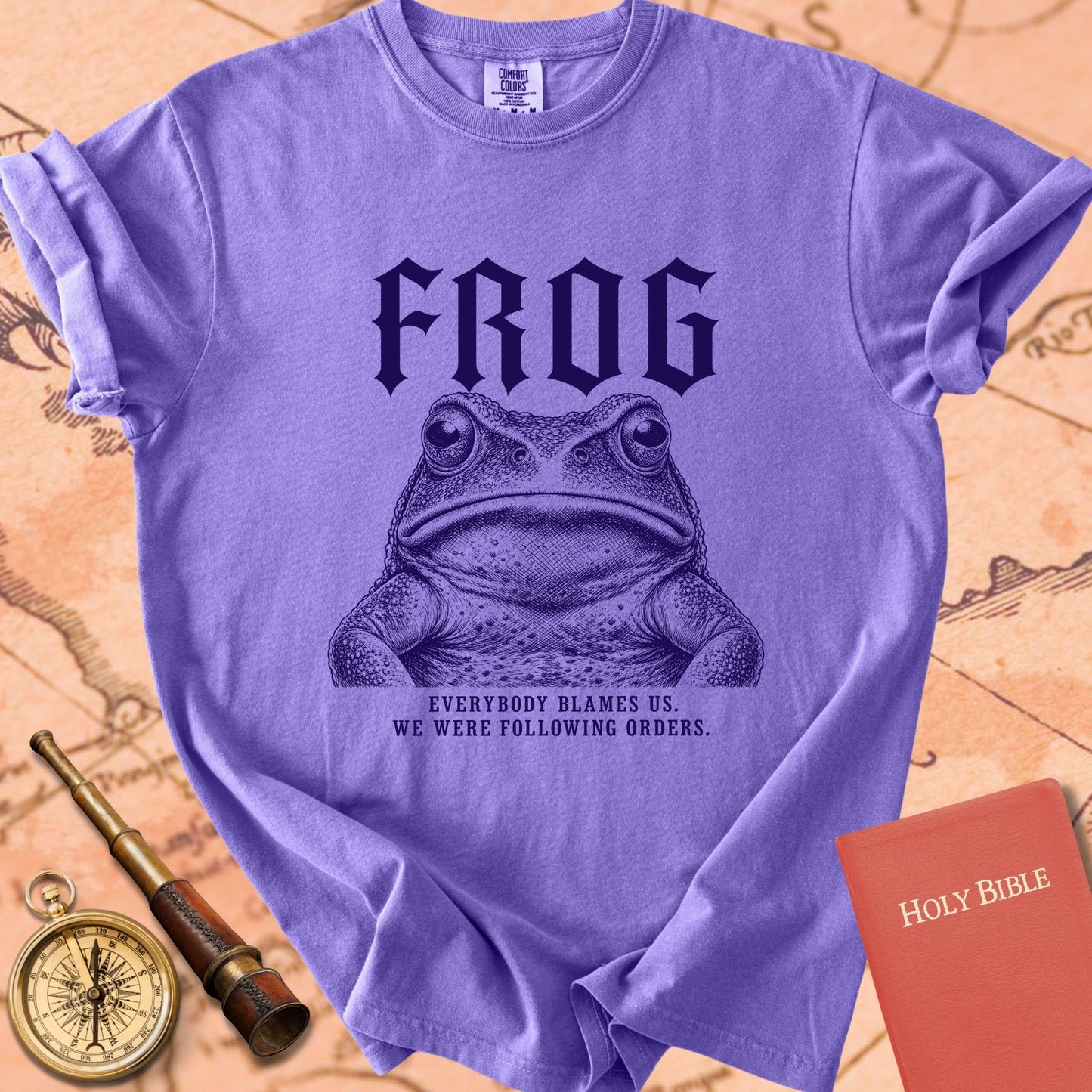 Frog. Following Orders. Premium T-shirt