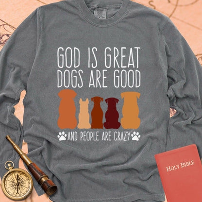 God is Great Dogs — Pepper Comfort Colors long sleeve