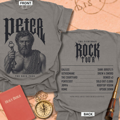 Peter. The Rock Tour. Premium T-shirt
