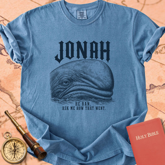 Whale. Ask Me How That Went. Premium T-shirt