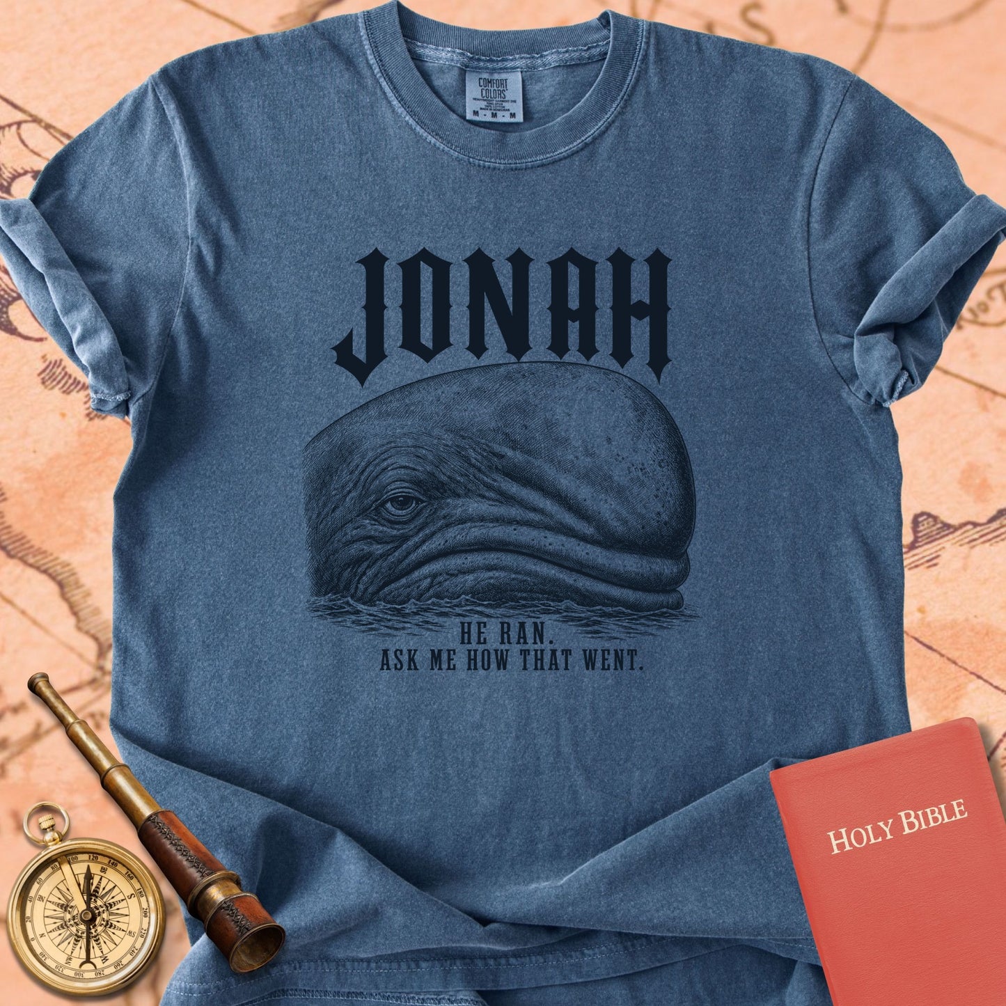 Whale. Ask Me How That Went. Premium T-shirt