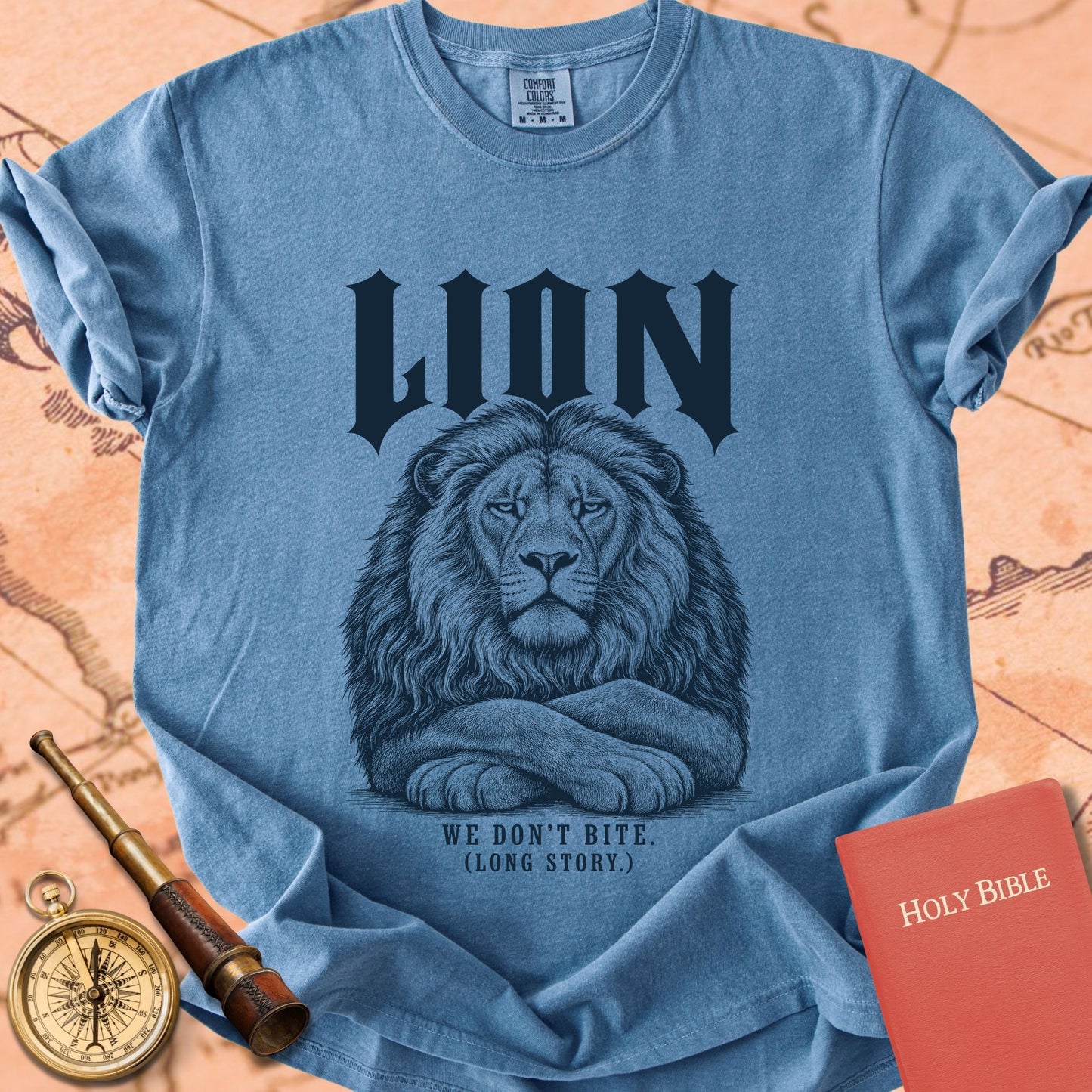 Lion. We Don’t Bite. Premium T-shirt