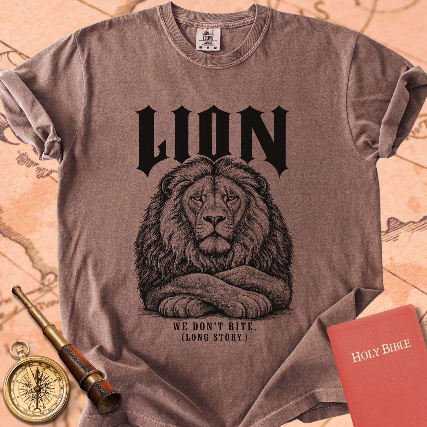 Lion. We Don’t Bite. Premium T-shirt