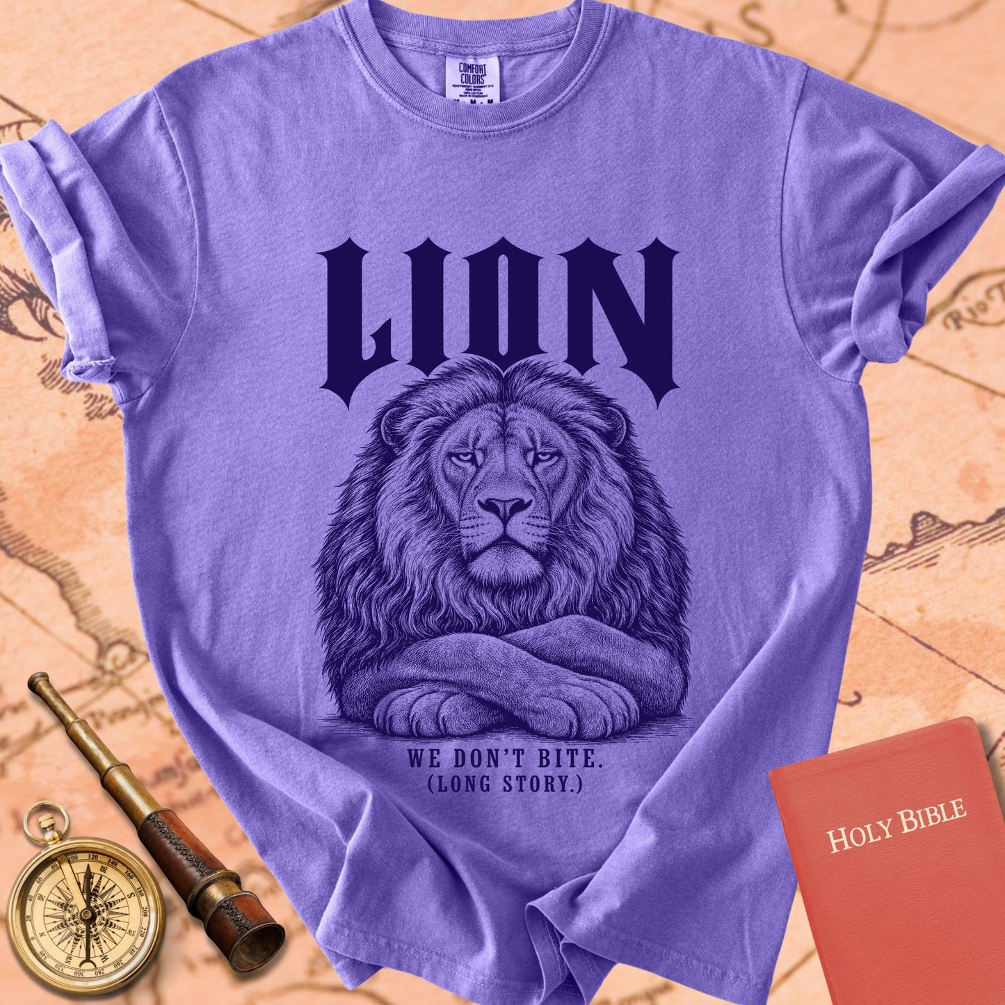 Lion. We Don’t Bite. Premium T-shirt