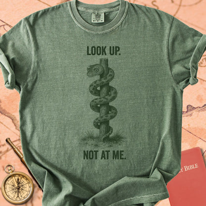 Look Up, Not at Me Premium T-shirt