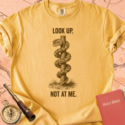 Look Up, Not at Me Premium T-shirt