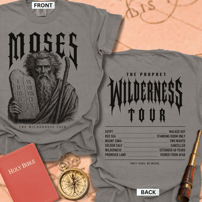 Moses. The Wilderness Tour. Premium T-shirt