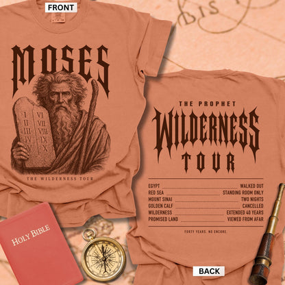 Moses. The Wilderness Tour. Premium T-shirt