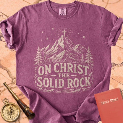 On Christ the Solid Rock I Stand Premium T-shirt