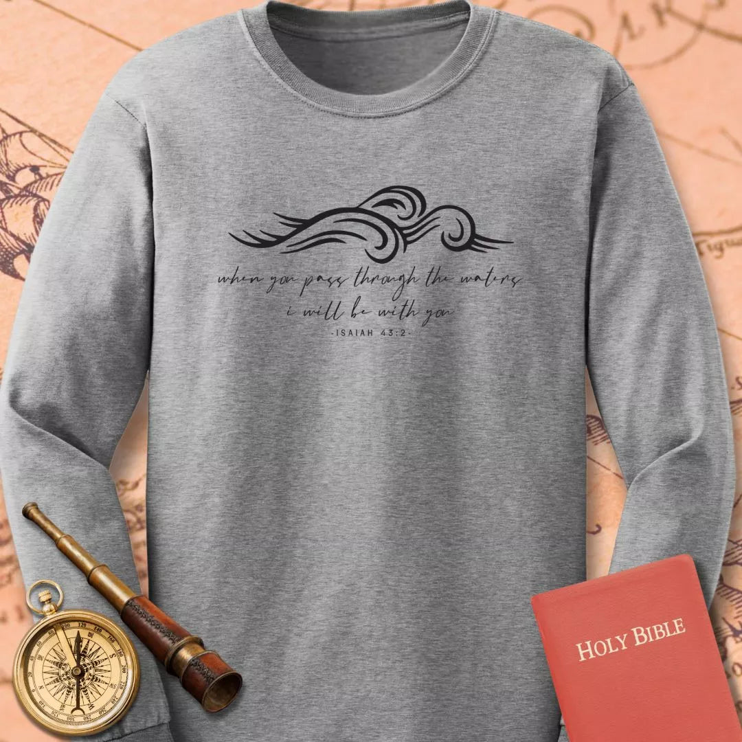 Pass Through the Waters Long Sleeve Tee