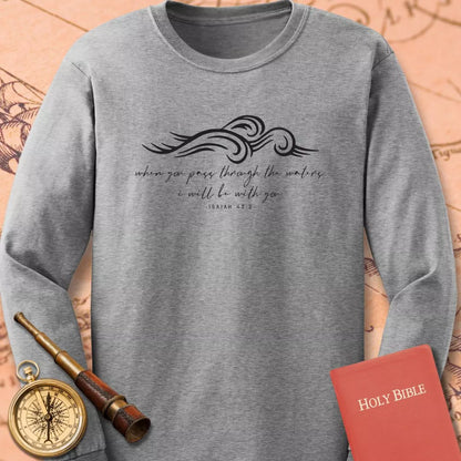 Pass Through the Waters Long Sleeve Tee