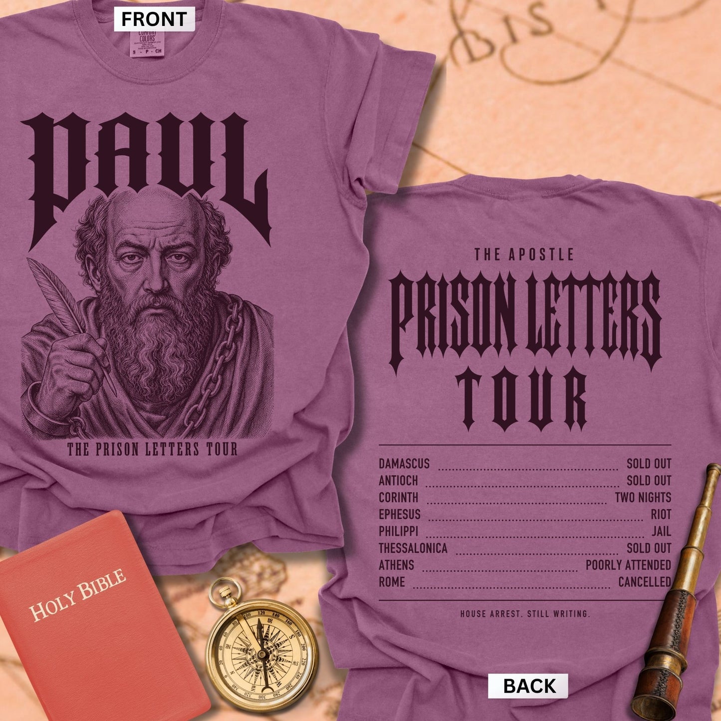 Paul. The Prison Letters Tour. Premium T-shirt