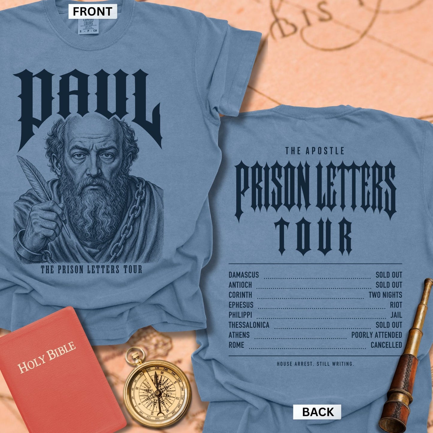 Paul. The Prison Letters Tour. Premium T-shirt