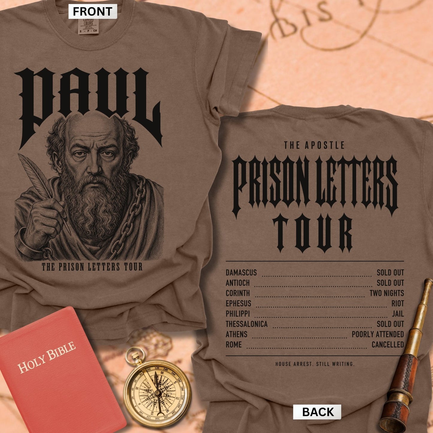 Paul. The Prison Letters Tour. Premium T-shirt