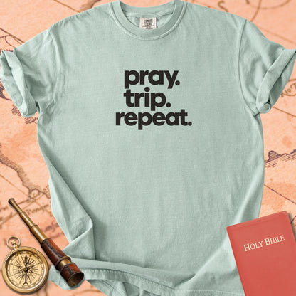 Pray. Trip. Repeat. Premium T-shirt