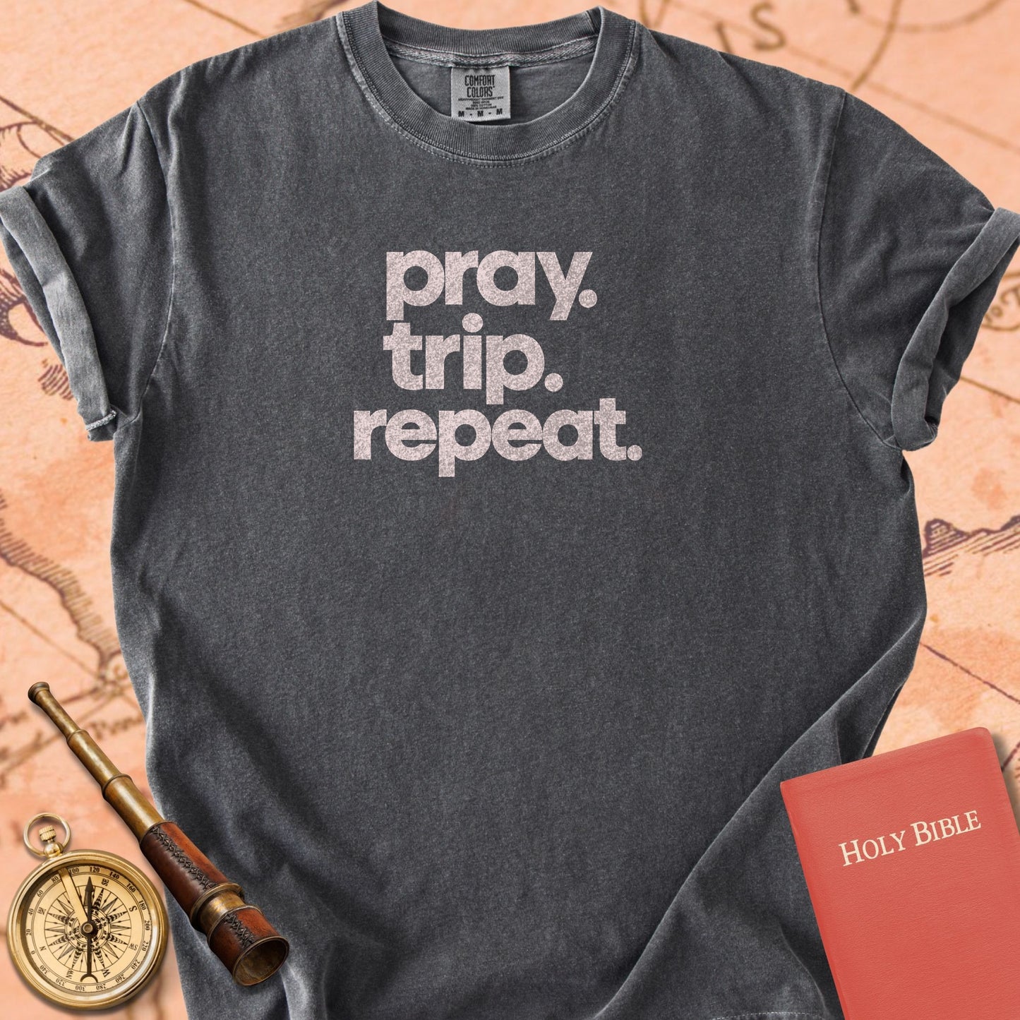 Pray. Trip. Repeat. Premium T-shirt