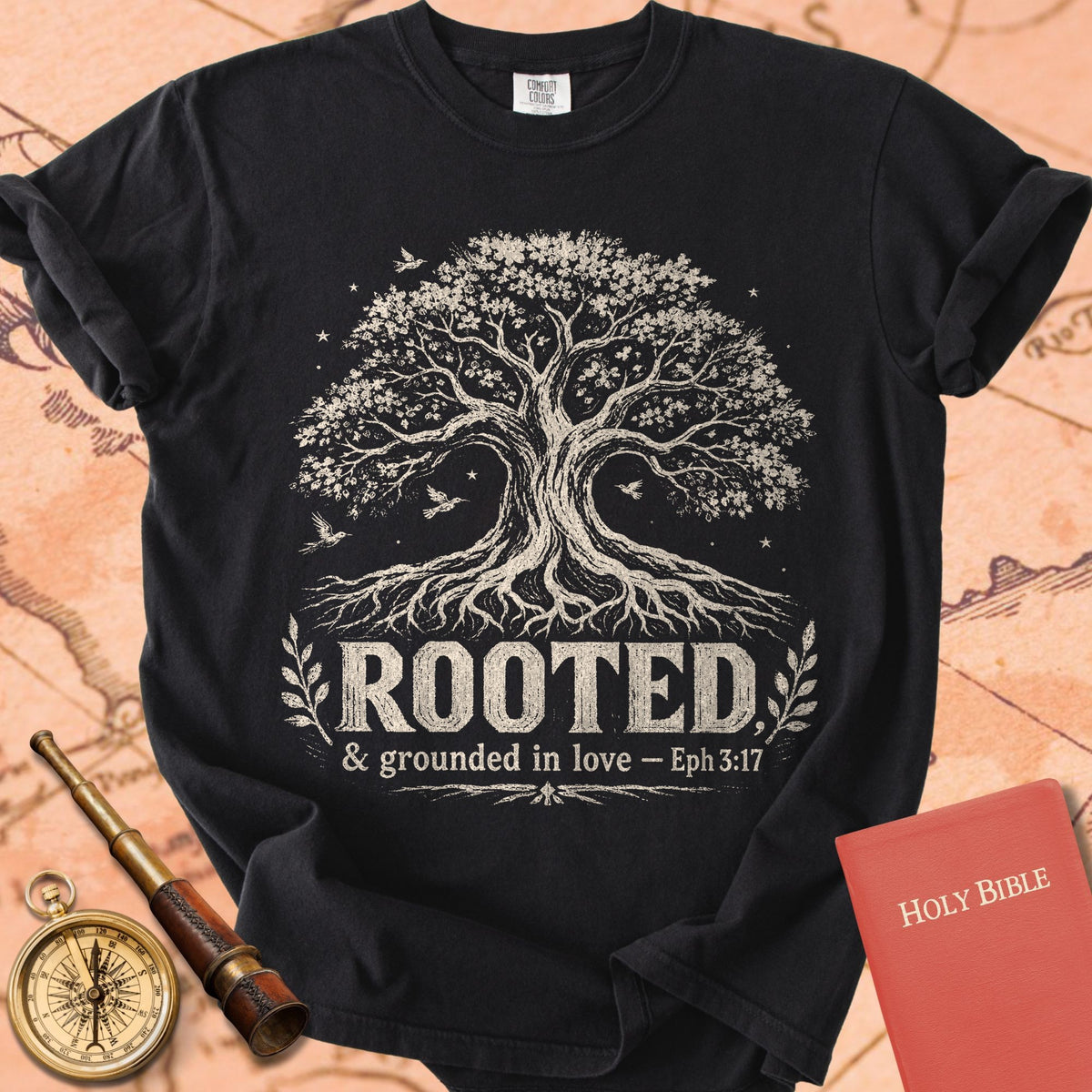 Rooted and Grounded in Love Premium T-shirt