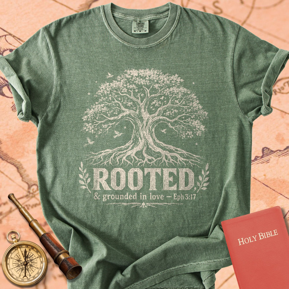 Rooted and Grounded in Love Premium T-shirt