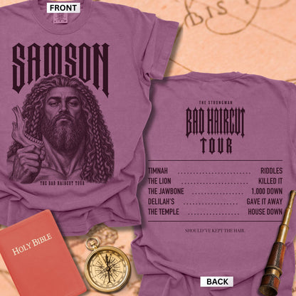 Samson. The Bad Haircut Tour. Premium T-shirt