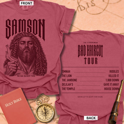 Samson. The Bad Haircut Tour. Premium T-shirt