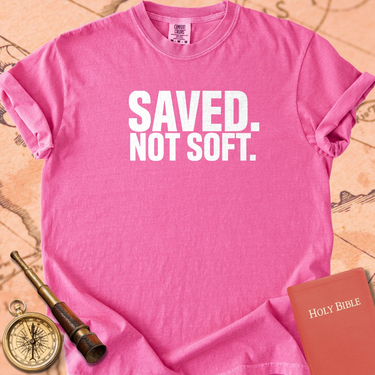 Saved. Not Soft. Premium T-shirt