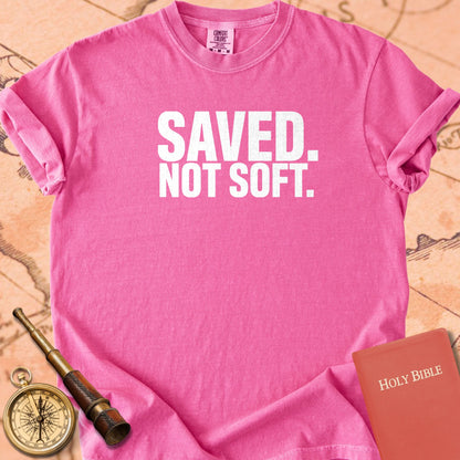 Saved. Not Soft. Premium T-shirt