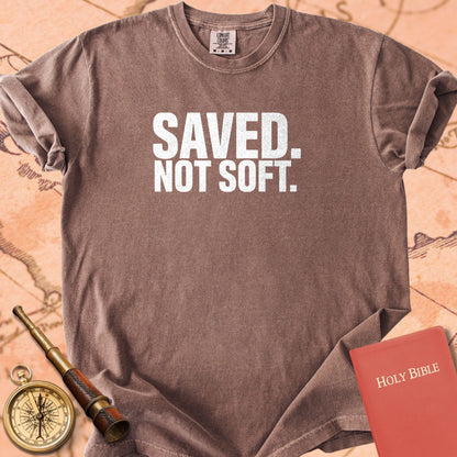 Saved. Not Soft. Premium T-shirt