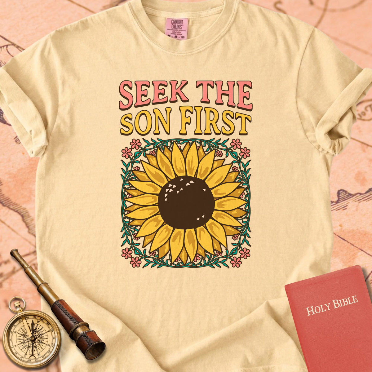 Sunflower - Seek the Son First Premium T-shirt
