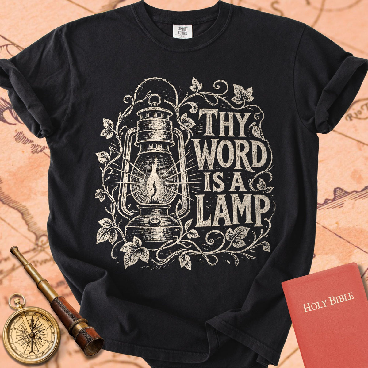 Thy Word Is a Lamp Unto My Feet Premium T-shirt