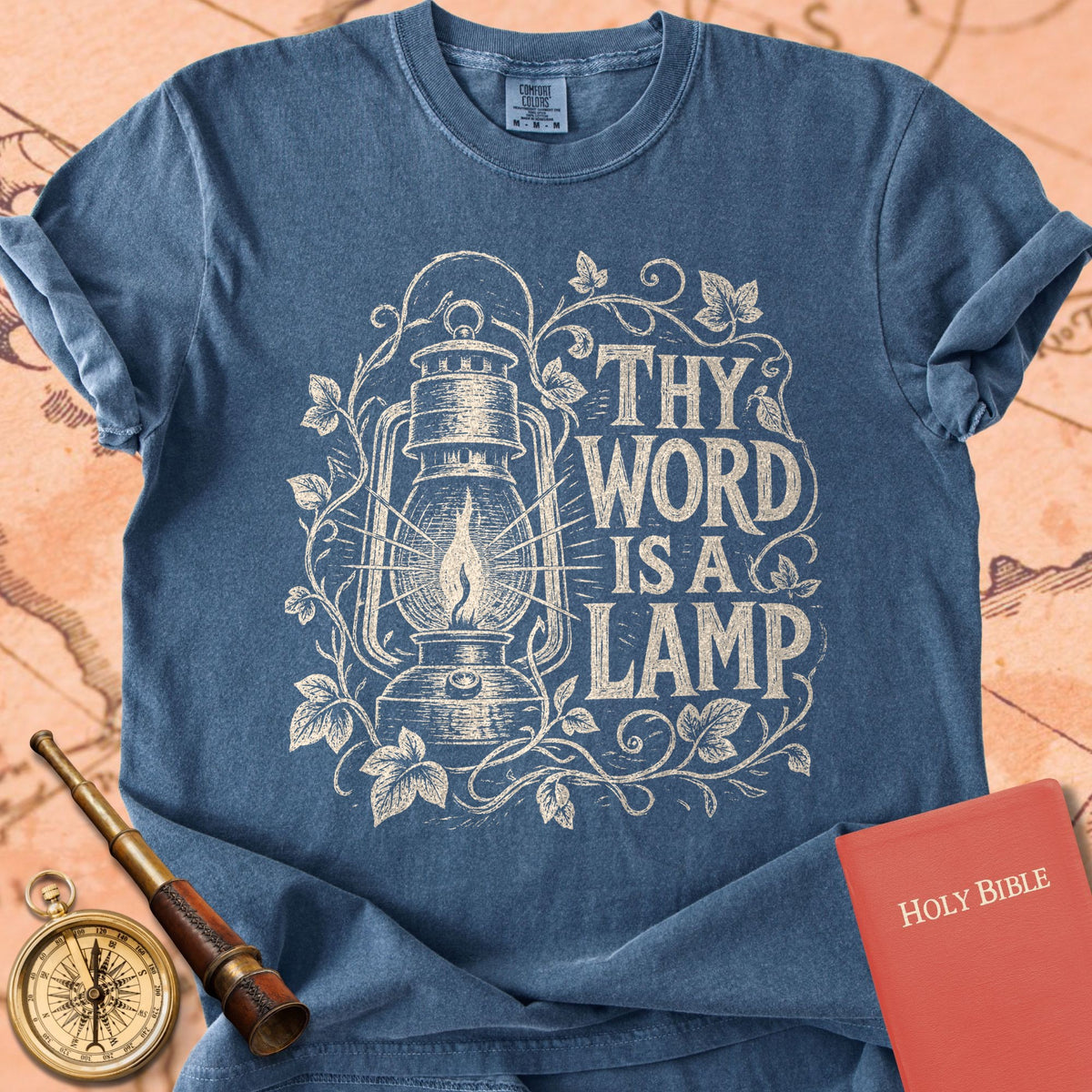 Thy Word Is a Lamp Unto My Feet Premium T-shirt