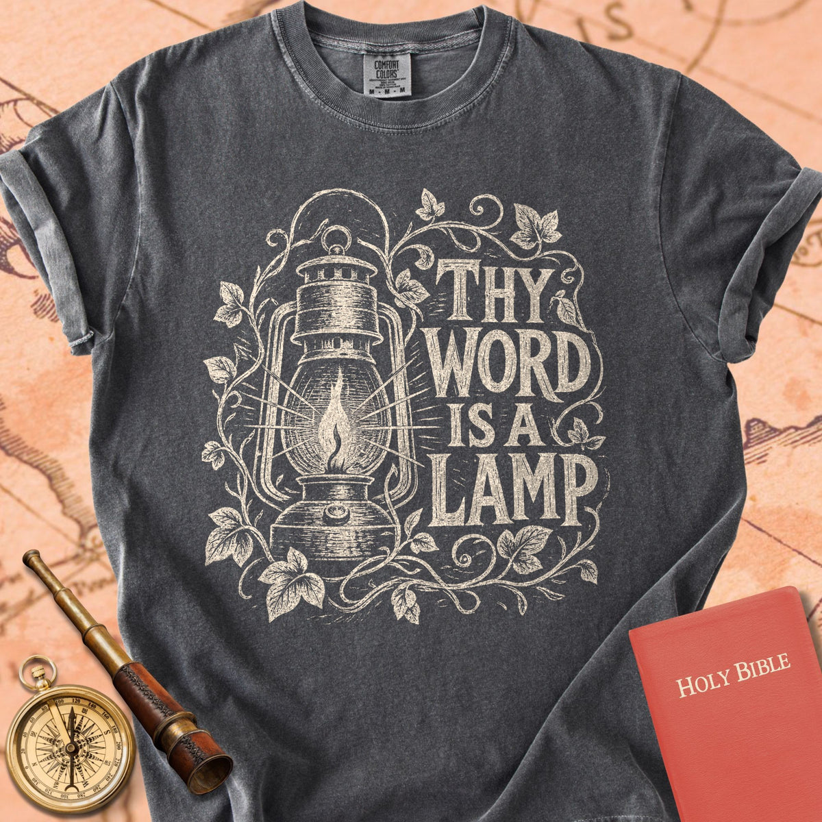Thy Word Is a Lamp Unto My Feet Premium T-shirt