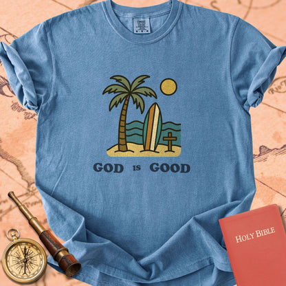 God is Good Shoreline Premium T-shirt