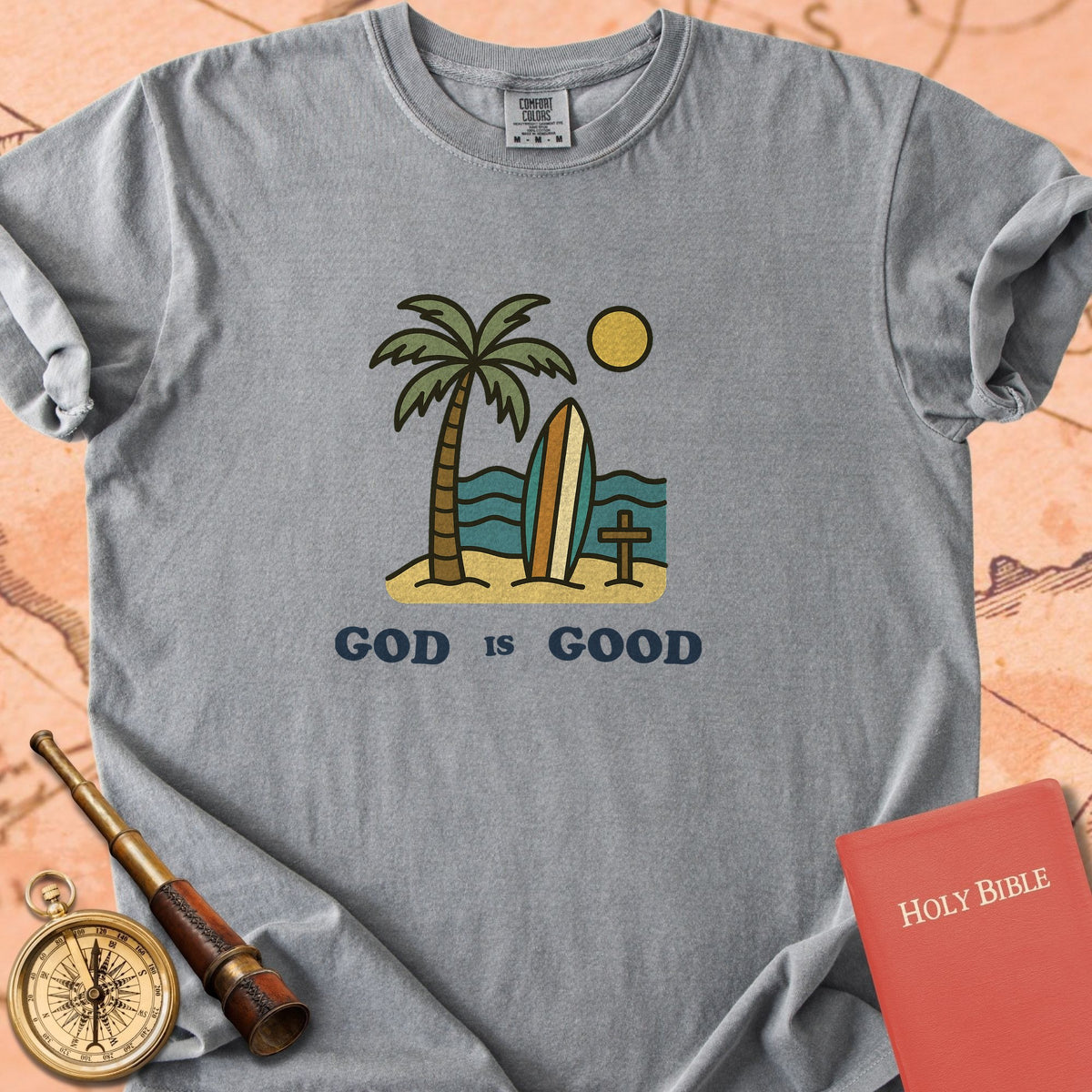 God is Good Shoreline Premium T-shirt
