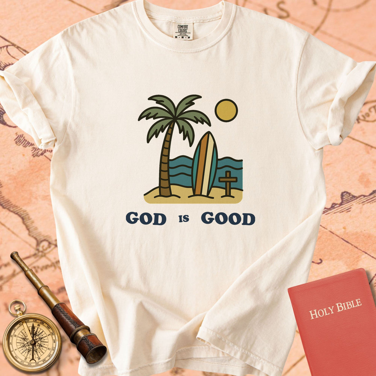God is Good Shoreline Premium T-shirt
