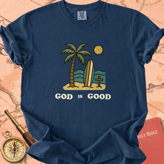 God is Good Shoreline Premium T-shirt