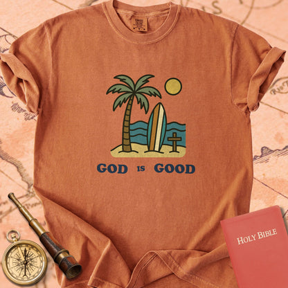 God is Good Shoreline Premium T-shirt