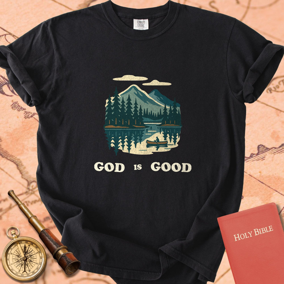 God is Good Lake Premium T-shirt
