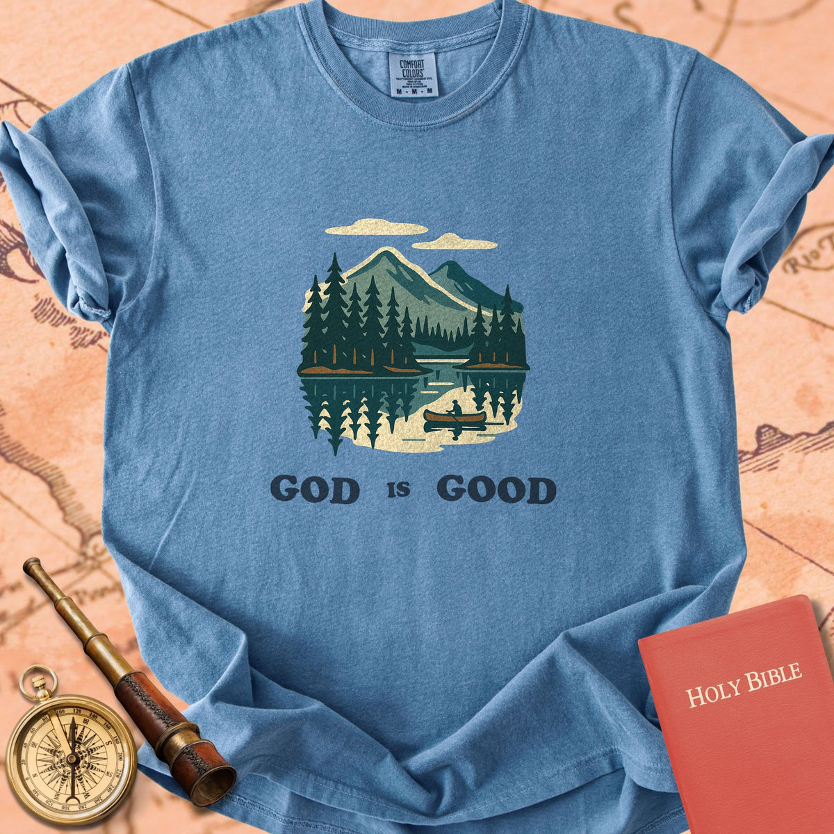 God is Good Lake Premium T-shirt