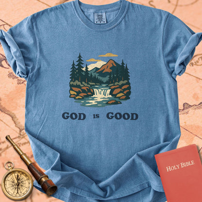 God is Good River Premium T-shirt