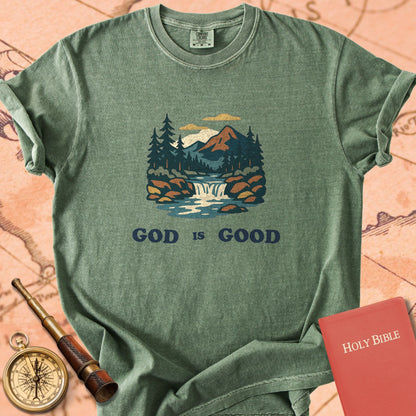 God is Good River Premium T-shirt