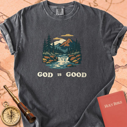 God is Good River Premium T-shirt