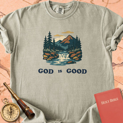 God is Good River Premium T-shirt