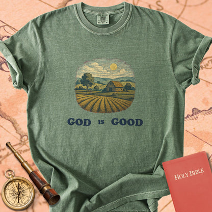 God is Good Farm Premium T-shirt