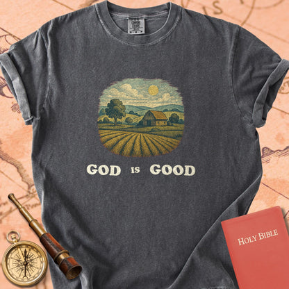 God is Good Farm Premium T-shirt