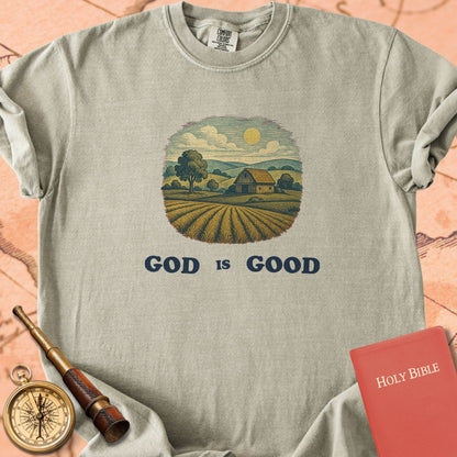 God is Good Farm Premium T-shirt